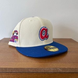 New Era Atlanta Braves Fitted Hat with 2000 ASG Patch NWT Sz 7